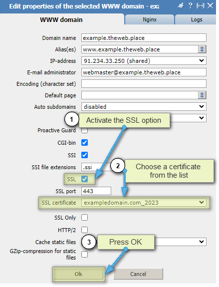 Как подключить SSL к сайту