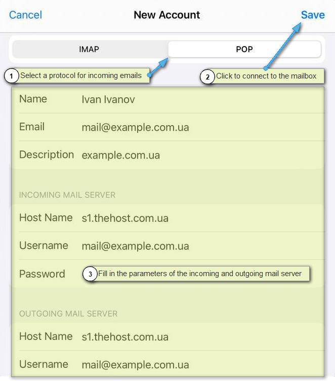 Mail server type and other server information