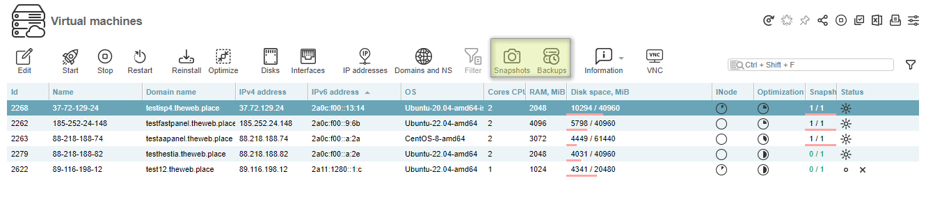 Images/Backups