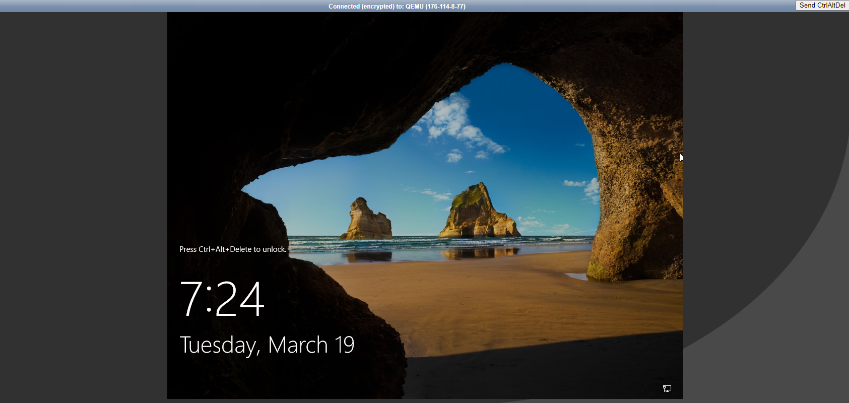 VNC terminal