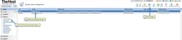 Domain List