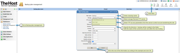 Creating a migration task