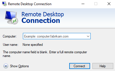 RDP, interface