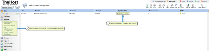 Expiration date monitoring