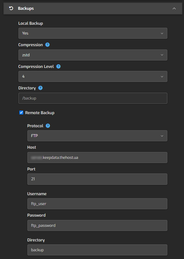 Hestia Backup 2