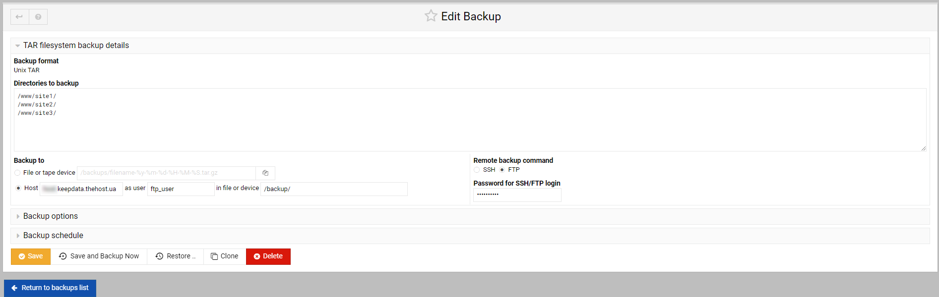 Webmin backup 2