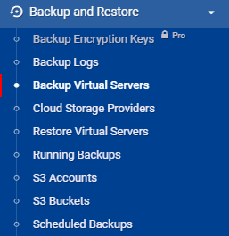 Virtualmin Backup 1