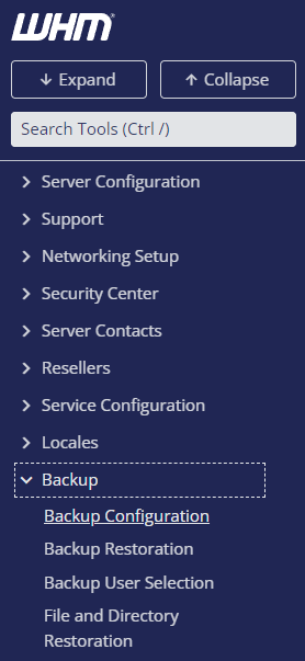 Cpanel Remote Backup, 1