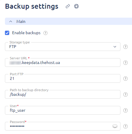 ISPManager6 remote backup, 2