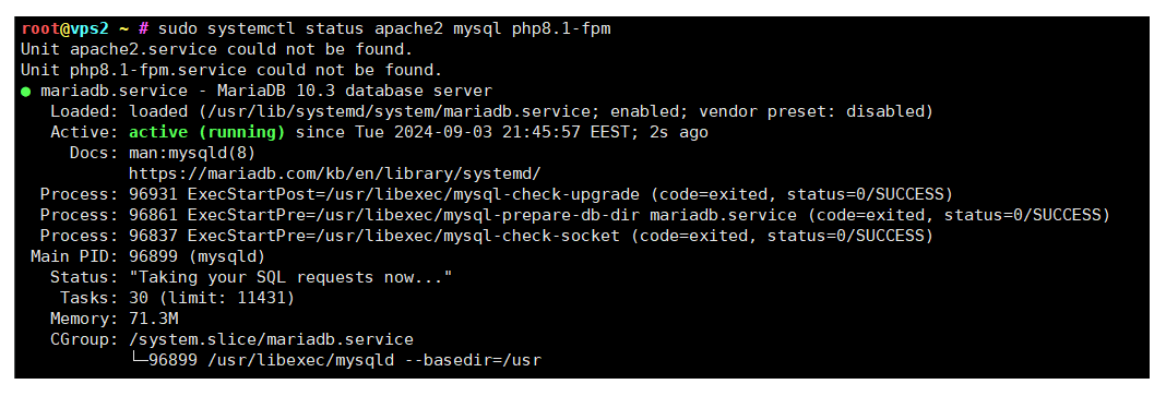 Services Status