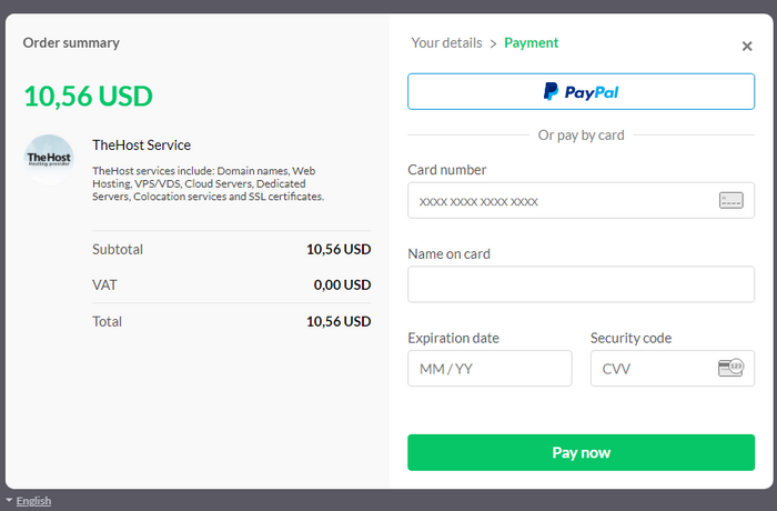 PayPal Payment