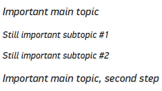 TheHost Technical Guidelines, Headlines