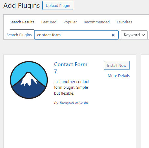Plugins, search