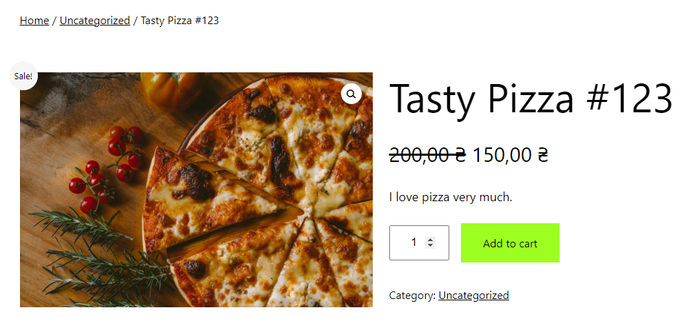WooCommerce, new product preview
