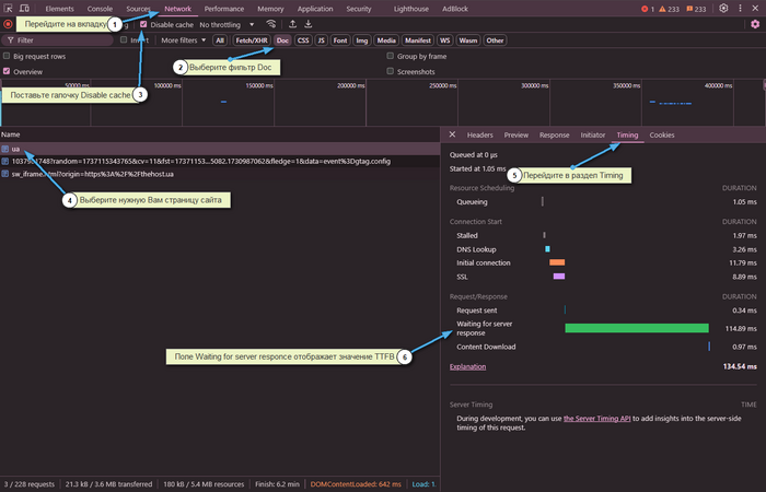Google dev tools