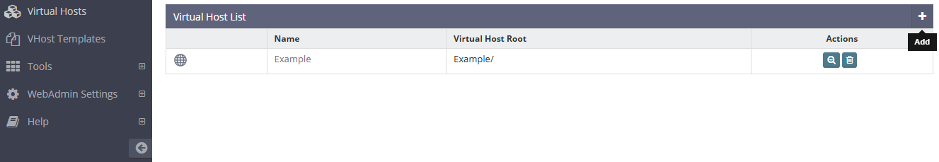 OpenLiteSpeed, Virtual Hosts