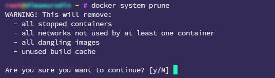 docker system prune