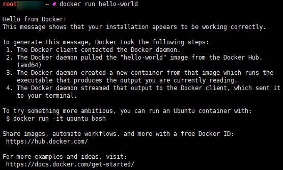 Docker, hello-world