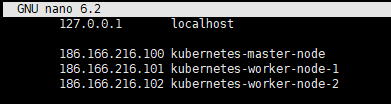 Kubernetes prerequisites, etc/hosts