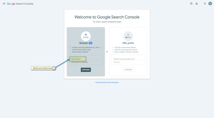 Adding a domain property