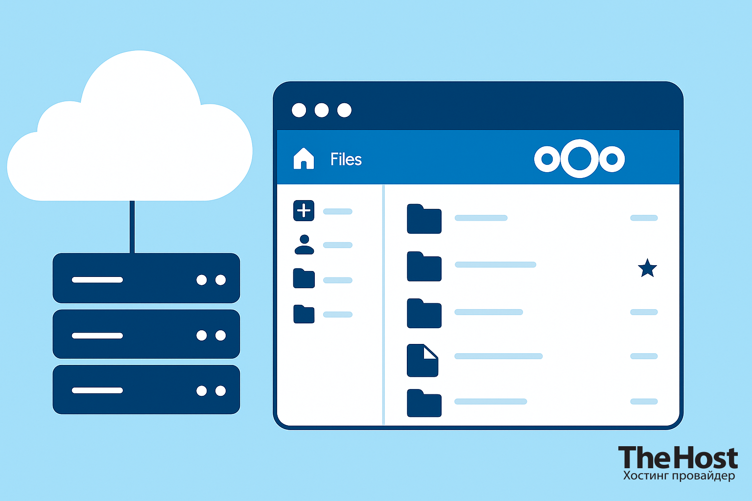 The Host NextCloud Banner