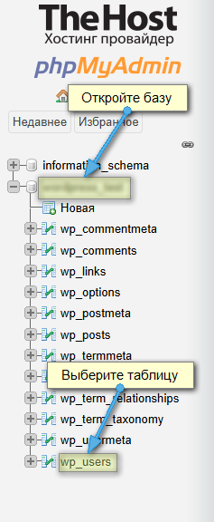 wp-set-password-phpMyAdmin