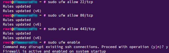 ufw protection
