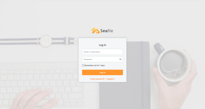 Seafile welcome