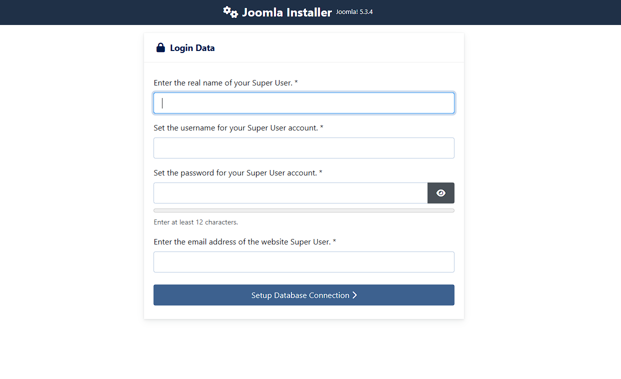 login joomla